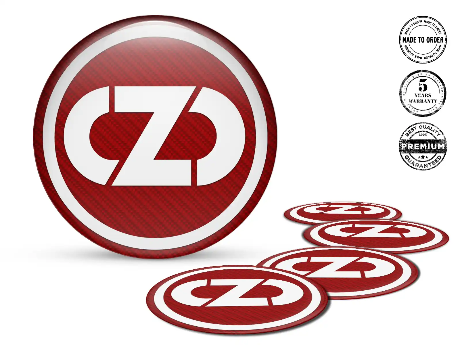 OZ Nabenaufkleber Stil Hochwertige Dome-Labels